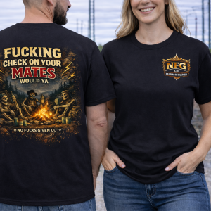 FUCKING CHECK ON YA MATES TSHIRT