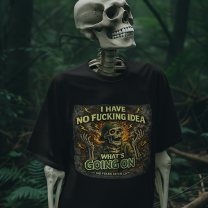 I HAVE NO FUCKING IDEA WHAT’S GOING ON TSHIRT