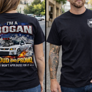 I'M A BOGAN LOUD AND PROUD - HOLDEN EDITION TSHIRT