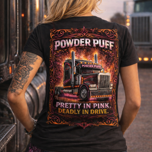 POWDER PUFF PRETTY IN PINK TSHIRT