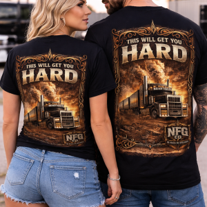 THIS WILL GET YOU HARD TSHIRT VARIOUS COLOURS