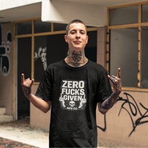 ZERO FUCKS GIVEN TSHIRT