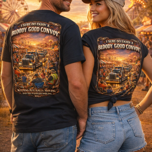 I SURE DO ENJOY A BLOODY GOOD CONVOY TSHIRT